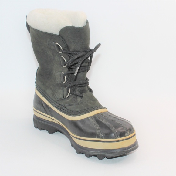 Sorel Shoes - Sorel Gray Suede Waterproof Caribou Snow Duck Boot #136